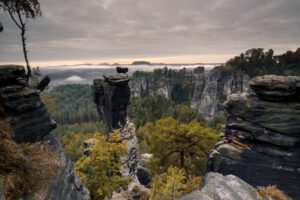 Die Bastei - sächsische Schweiz - Landschaft