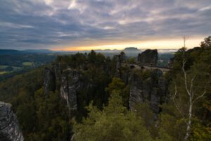 Die Bastei - sächsische Schweiz - Landschaft