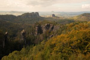 Blick vom Carolafelsen- Landschaft