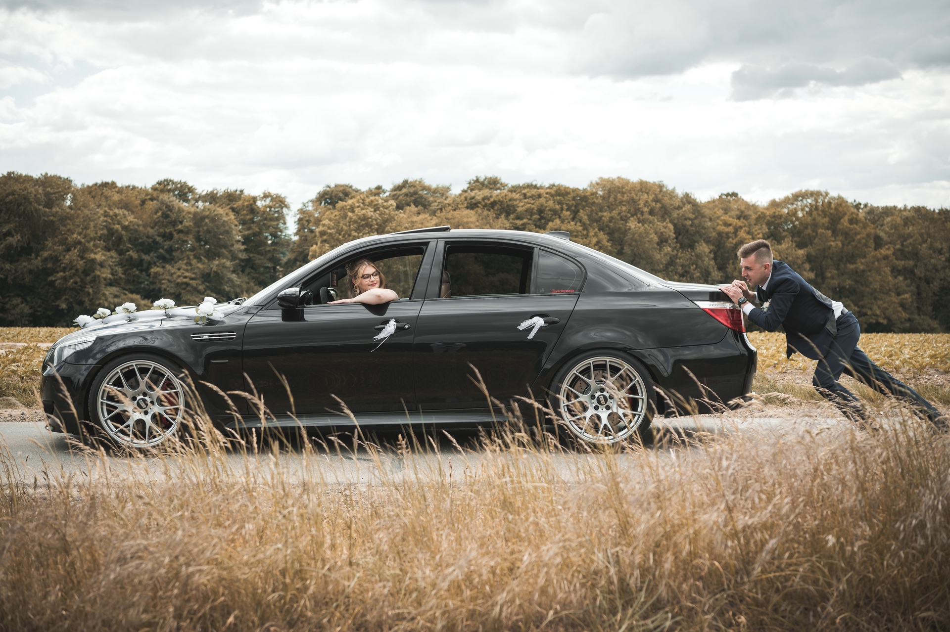 Hochzeit Bad Essen, Auto, Hochzeitsreportage
